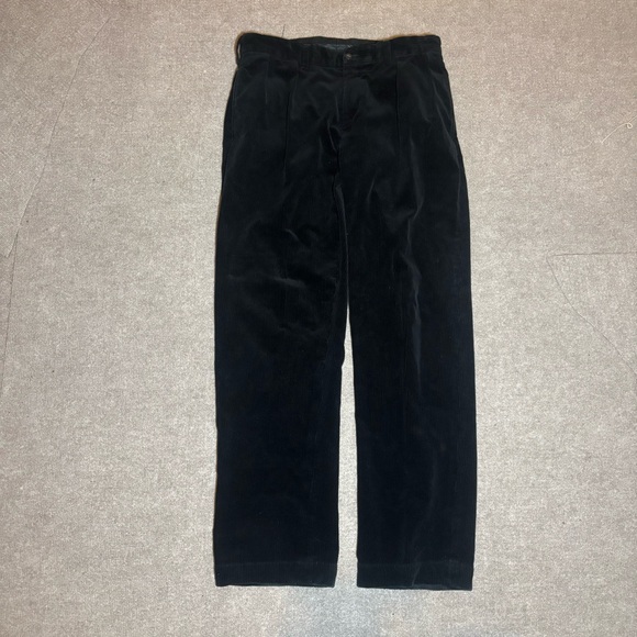 Polo Ralph Lauren Other - Polo Ralph Lauren Ethan Corduroy Pants Black 34x32 Classic Fit Cotton